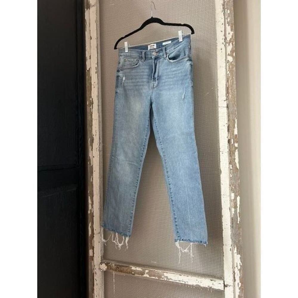 Kensie Jeans vintage‎ luxe Distressed Jeans in Light Wash Size 8